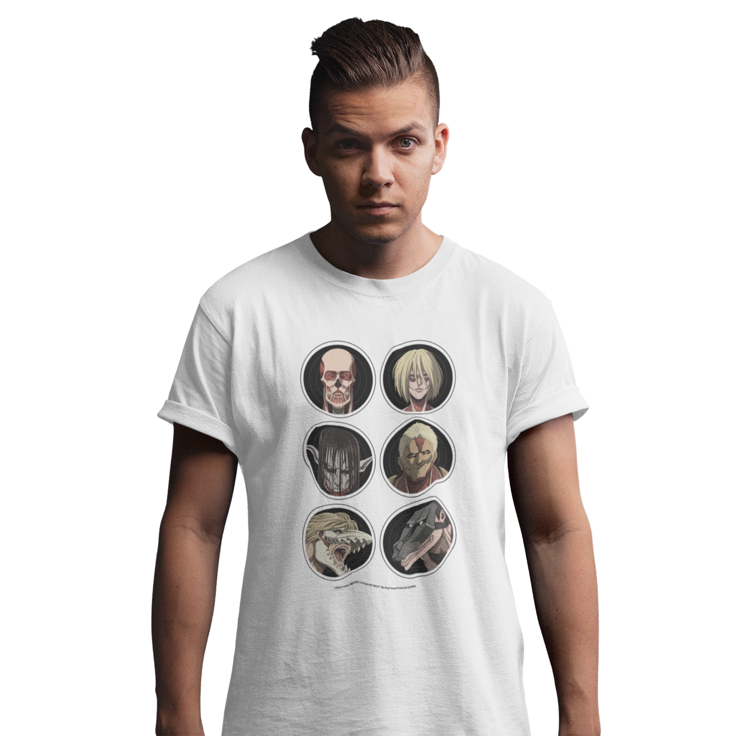 Attack on Titan Final Season - "Titans Close-up" T-shirt