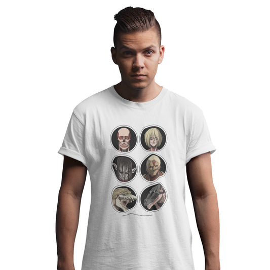 Attack on Titan Final Season - "Titans Close-up" T-shirt