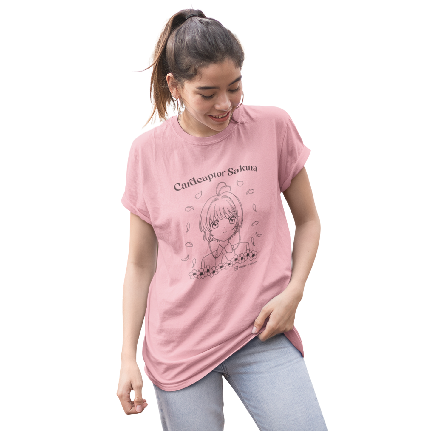 Cardcaptor Sakura: Clear Card - "Sakura and flowers" T-shirt